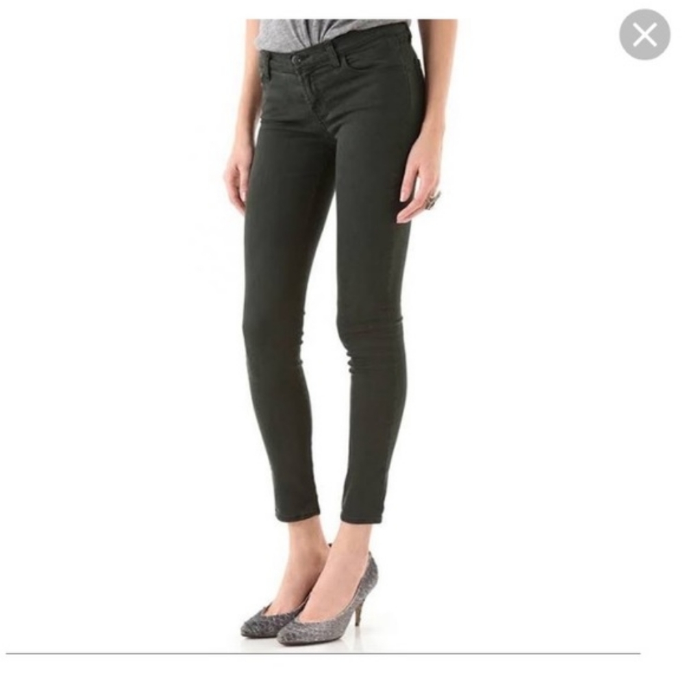 J Brand Women's Skinny Jeans in Dark Olive